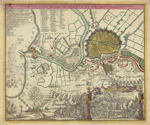 Oblężenie Gdańska, 1734, lata 30. XVIII w. autorstwa Unbekannt
