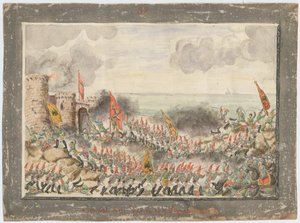 Oblężenie Warny we wrześniu 1828, 1829 autorstwa Unbekannt