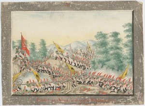 Oblężenie Warny we wrześniu 1828, 1829 autorstwa Unbekannt