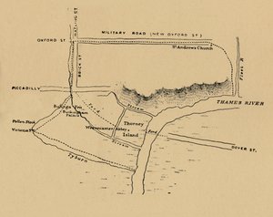 Sytuacja w Westminsterze, 1908 r. autorstwa Unbekannt