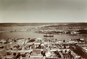 South Bay i Cape Paul, Sewastopol, Krym, lata 50. XIX wieku autorstwa Unbekannt