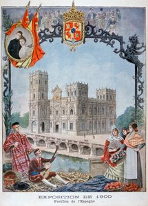 Pawilon hiszpański na Wystawie Powszechnej 1900, Paryż, 1900 autorstwa Unbekannt