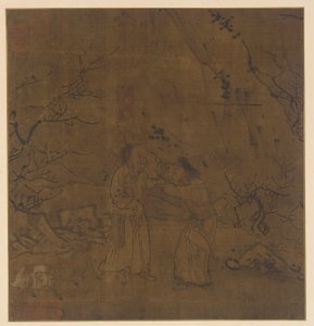 Łzawe rozstanie Su Wu i Li Ling, dynastia Ming, 1368-1644. autorstwa Unbekannt