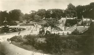 Taras i fontanna, Central Park, Nowy Jork autorstwa Unbekannt