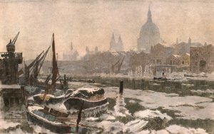 Tamiza: ciężka zima, ok. 1900. autorstwa Unbekannt