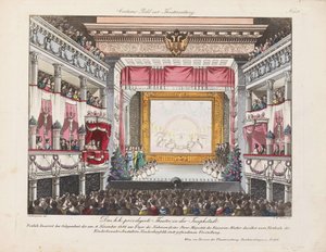 Teatr w Josefstadt, 1844. autorstwa Unbekannt