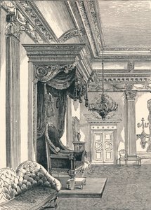 Sala tronowa Zamek w Dublinie, 1896 autorstwa Unbekannt