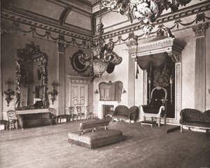 Sala tronowa, Zamek w Dublinie, Dublin, Irlandia, 1894. autorstwa Unbekannt