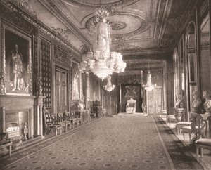 Sala tronowa, zamek Windsor, Berkshire, 1894. autorstwa Unbekannt