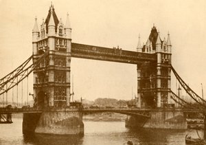 Tower Bridge, Londyn, ok. 1930. autorstwa Unbekannt