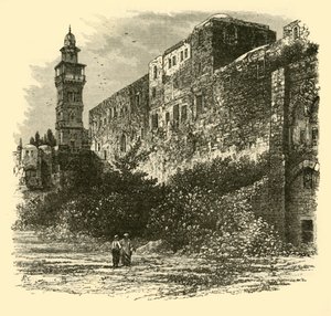 Wieża Antonia, Jerozolima, 1890. autorstwa Unbekannt
