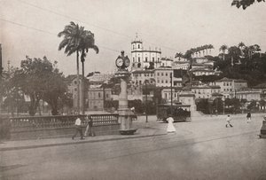 Tramwaj przejeżdżający przez Praca da Gloria, 1914 autorstwa Unbekannt