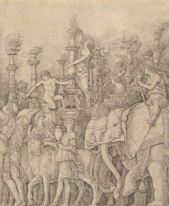 Triumf Cezara: Słonie, ca. 1484-92. autorstwa Unbekannt