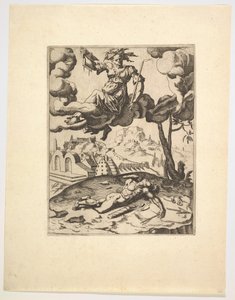 Triumf Czystości z Triumfów Petrarki, ca. 1548-49. autorstwa Unbekannt