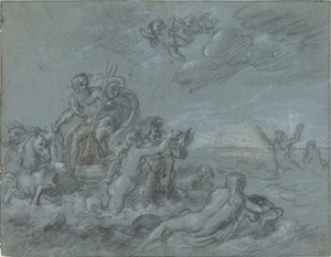 Triumf Neptuna, XVIII wiek. autorstwa Unbekannt