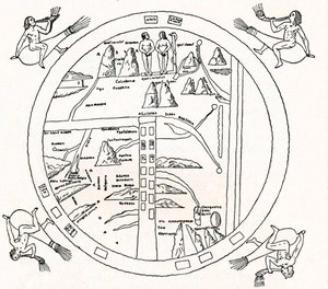 Mapa Turynu, VIII wiek, 1912 autorstwa Unbekannt