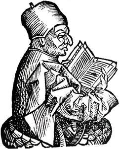 Beda Czcigodny c673-735, teolog anglosaski, uczony i historyk, 1493 autorstwa Unbekannt