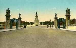 Pomnik Wiktorii, Pałac Buckingham, Londyn, ok. 1910 r. autorstwa Unbekannt
