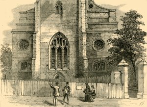 West End of St. Andrews, ukazujący łuk gotycki, ok. 1872 r. autorstwa Unbekannt