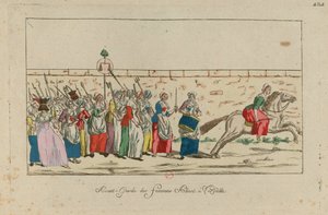 Marsz Kobiet w Wersalu, 5 października 1789, 1789. autorstwa Unbekannt