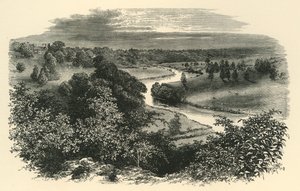 Wye, z zamku Goodrich, c1890. autorstwa Unbekannt