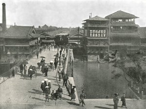 Most Teyebis, Kosaka, Japonia, 1895. autorstwa Unbekannt