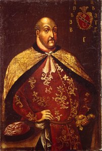 Kozacy zaporoscy Ataman Wasilij Grigoriewicz Gamaleja, ok. 1760 autorstwa Unbekannt