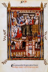 Aresztowanie św. Denisa, 1317 autorstwa Unbekannt
