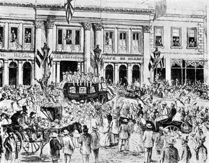 Przybycie pierwszej angielskiej drużyny krykieta do Australii, 1861 1912 autorstwa Unbekannt