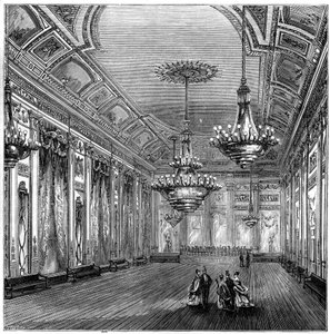Sala balowa w Williss Rooms, Londyn, 1891 autorstwa Unbekannt