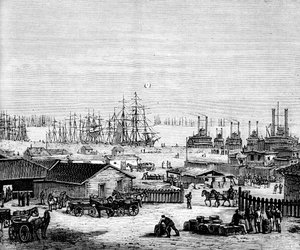 Brzegi Missisipi, ok. 1860 ok. 1880 autorstwa Unbekannt