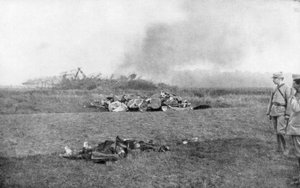 Zwłoki Zeppelina LZ93 L44, St Clement, Francja, 20 października 1917 autorstwa Unbekannt