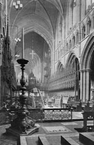 Chór, Katedra w Chester, Cheshire, 1924-1926 autorstwa Unbekannt