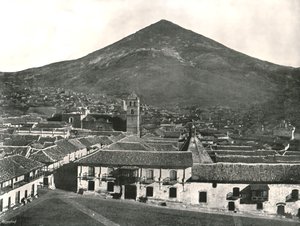 Miasto i góra, Potosi, Boliwia, 1895. autorstwa Unbekannt