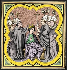 Koronacja Karola Wielkiego 712-814, XIV wiek 1849 autorstwa Unbekannt
