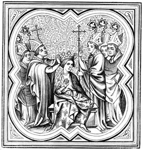 Koronacja Karola Wielkiego 712-814, XIV wiek 1849 autorstwa Unbekannt