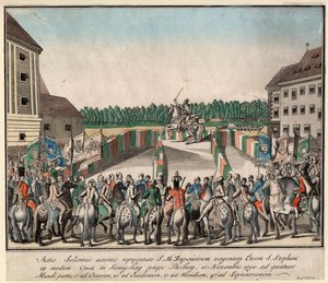 Koronacja cesarza Leopolda II na króla Węgier w Pressburgu 15 listopada 1790 1790 r. autorstwa Unbekannt