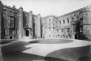 Dziedziniec, zamek Durham, Anglia, XX wiek autorstwa Unbekannt