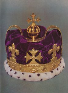 Korona wykonana dla księcia Walii w 1729, 1953 autorstwa Unbekannt