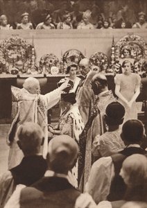 Koronacja królowej Elżbiety, żony króla Jerzego VI, 1937 autorstwa Unbekannt