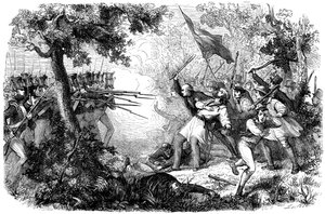 Śmierć Thoma, alias Sir William Courtenay, Dunkierka, Kent, 1838 autorstwa Unbekannt