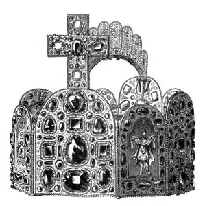 Diadem Karola Wielkiego, XVIII w., 1870 r autorstwa Unbekannt