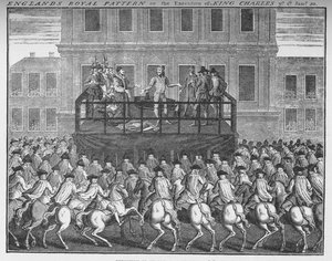 Egzekucja króla Karola I, 30 stycznia 1649, c1735 1903 autorstwa Unbekannt
