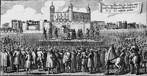 Egzekucja księcia Monmouth, Tower Hill, Londyn, 15 lipca 1685 1903 autorstwa Unbekannt