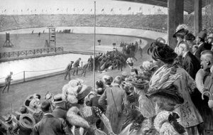 Finisz maratonu, Igrzyska Olimpijskie, Londyn, 1908, ok. 1920 autorstwa Unbekannt
