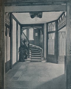 Podłoga i schody Behrens House, zaprojektowane przez Petera Behrensa, 1901 autorstwa Unbekannt
