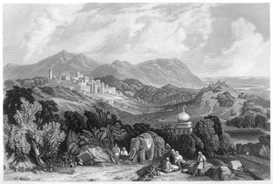 Twierdza Nahan w dominium Oude, Indie, ok. 1860 r. autorstwa Unbekannt
