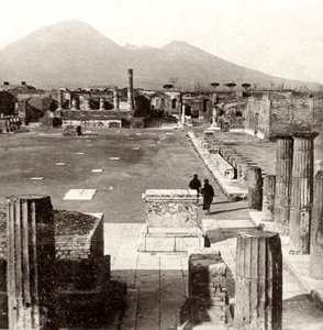 Forum Pompejów, Włochy, 1894 autorstwa Unbekannt