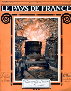 Okładka Le Pays de France, 5 sierpnia 1915 r autorstwa Unbekannt