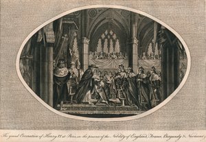 Wielka koronacja Henryka VI Anglii w Paryżu, 1431 1793 autorstwa Unbekannt